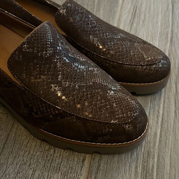 VIONIC Women's Vionic Kensley Brown Metallic Snake Leather size 10 - Picture 5 of 5